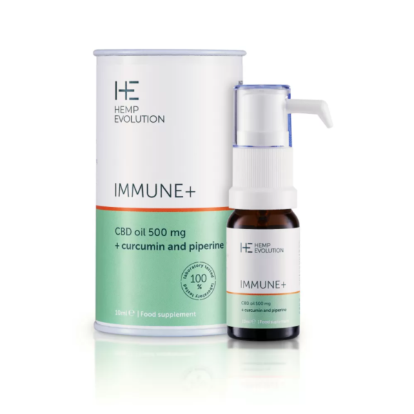 Olej CBD Hemp Evolution Immune+ 500mg