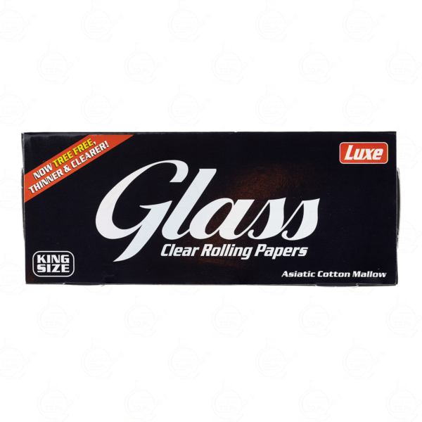 Luxe Glass Clear King Size Przeźroczyste Bletki