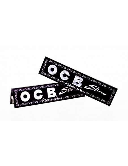 OCB Black King Size Slim Bletki