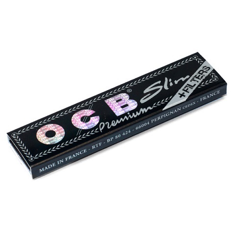 OCB Black King Size Slim Bletki + Filtry