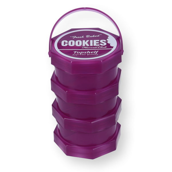 Cookies Zakręcany Fioletowy Schowek