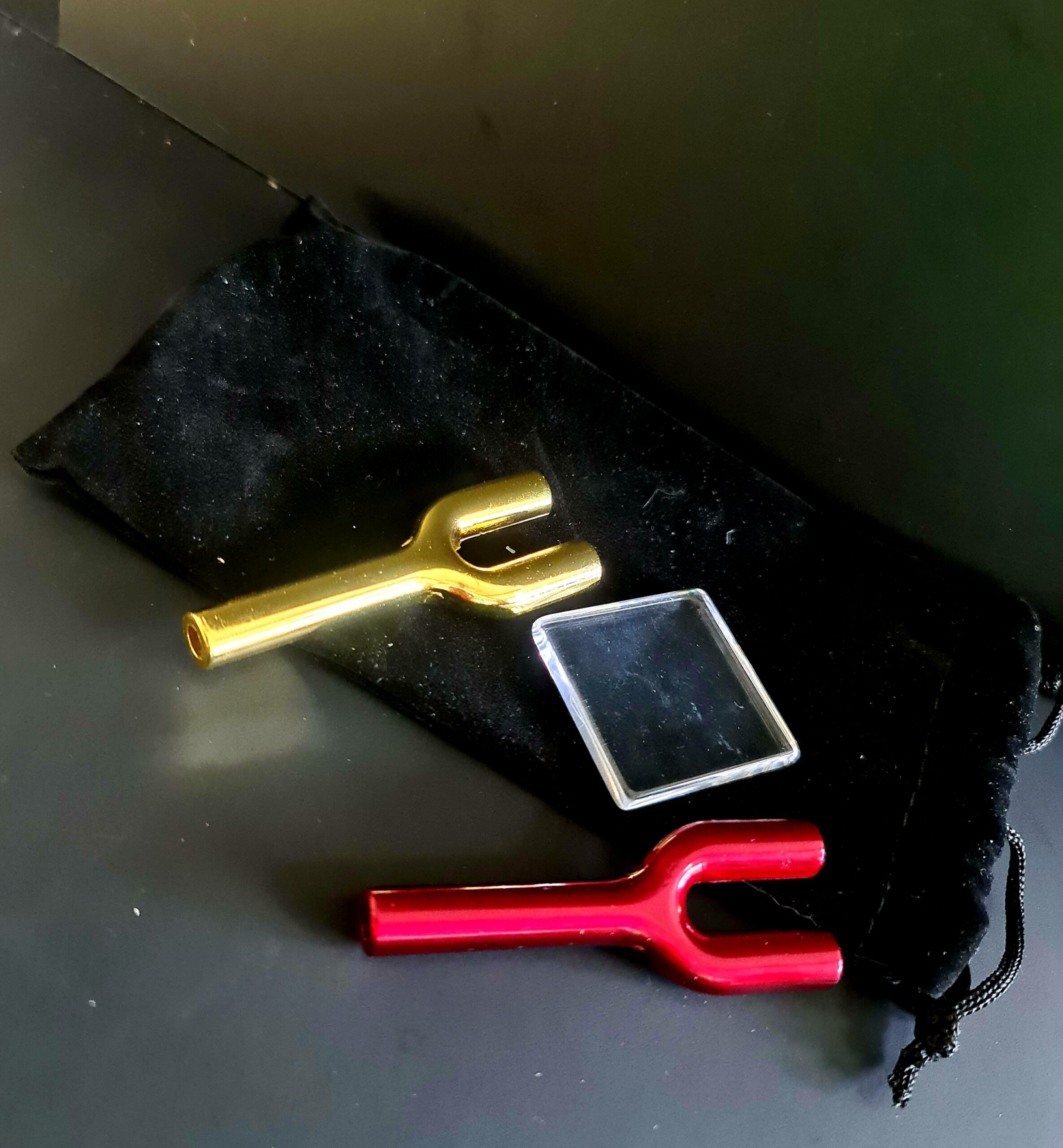 20230623_174921 Zestaw Podwójny Snorter do wciągania tabaki z torebką - obrazek 5