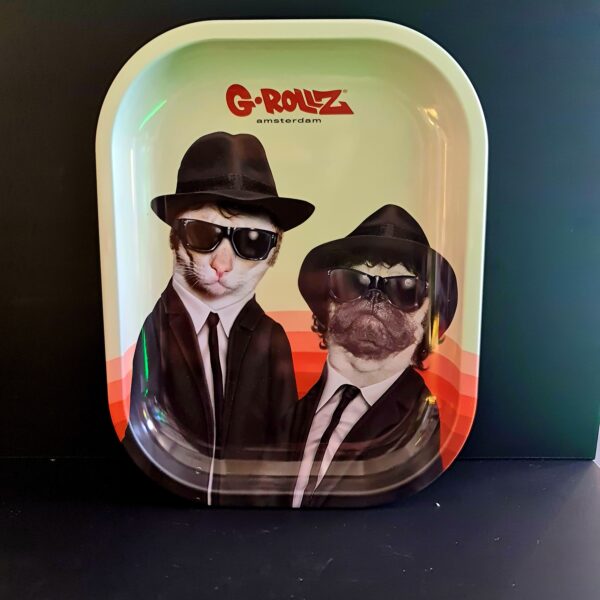 Metalowa tacka G-Rollz "Pets In Black" 18x14