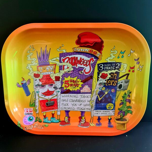 Metalowa tacka "Tabacco" 18x14