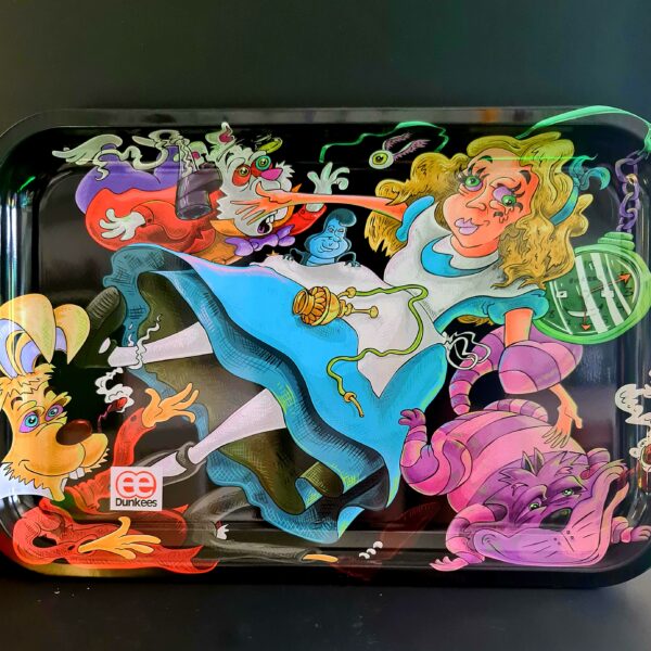 Metalowa tacka "Down the hole" 20x30