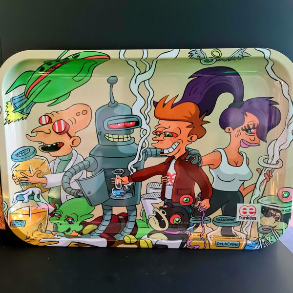 Metalowa tacka "Special delivery" 18x14