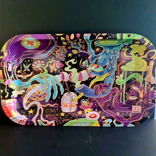 Metalowa tacka "Trippy" 20x30