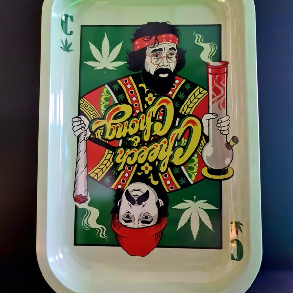 Metalowa tacka G-Rollz "Cheech & Chong Cards" 17,5 x 27,5