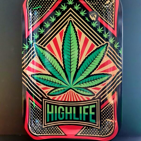 Metalowa tacka "Highlife" 17,5 x 27,5