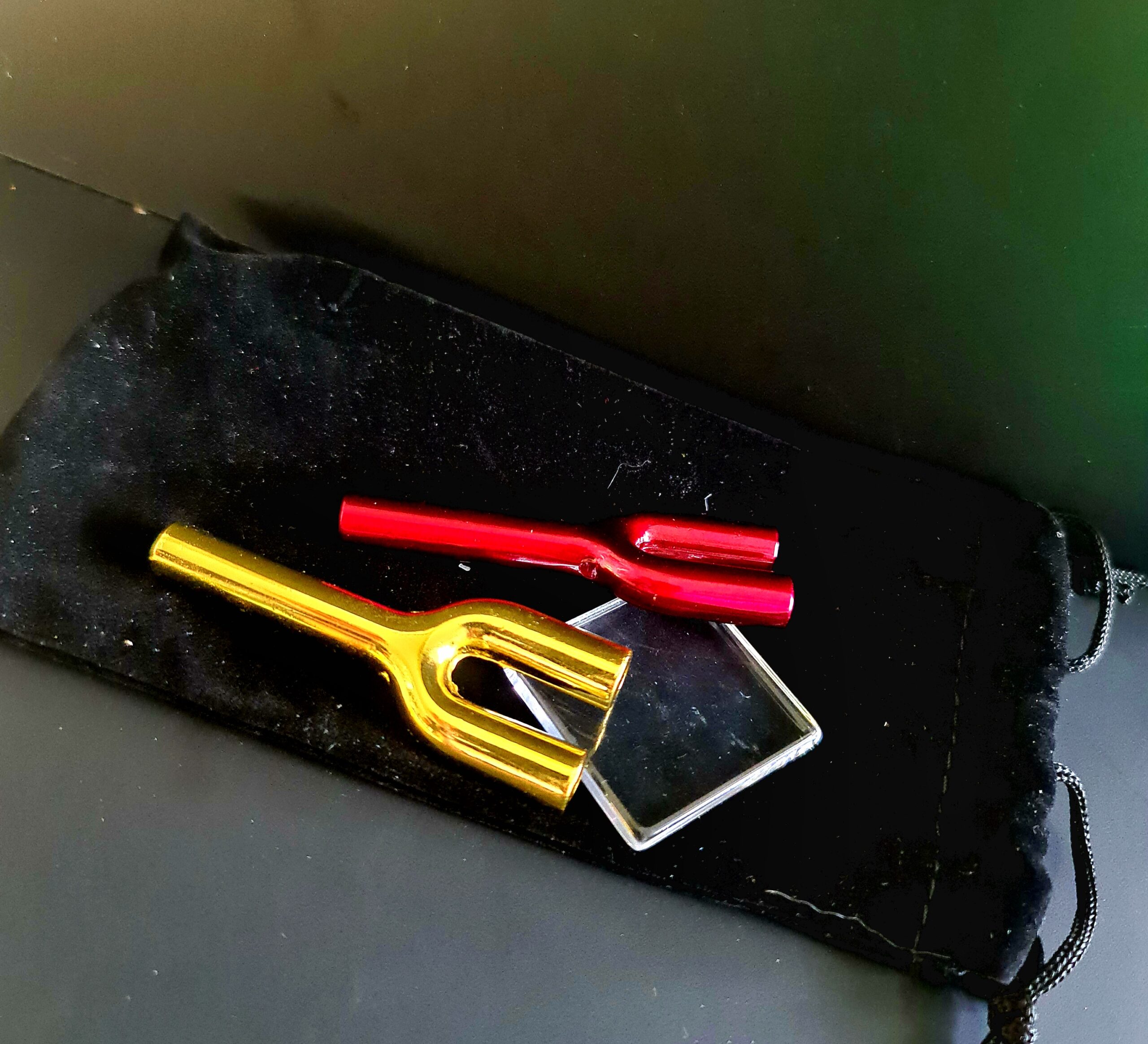 20230623_174933 Zestaw Podwójny Snorter do wciągania tabaki z torebką