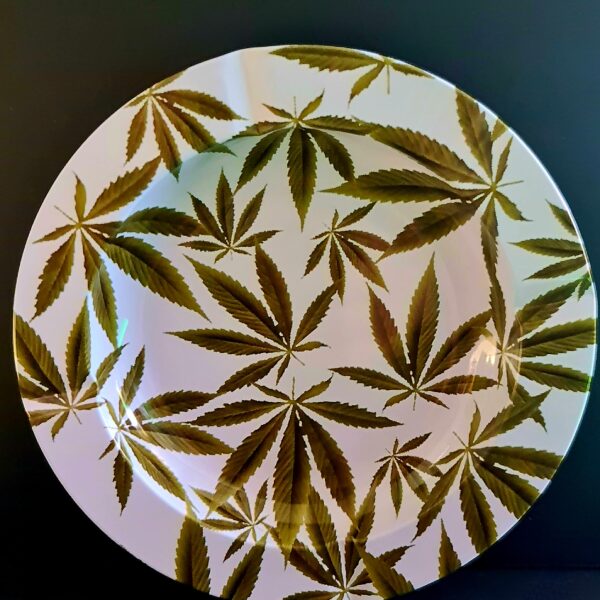 Popielniczka "Liście Konopi"