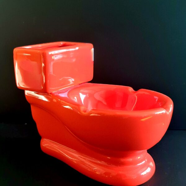 Ceramiczna popielniczka "WC"