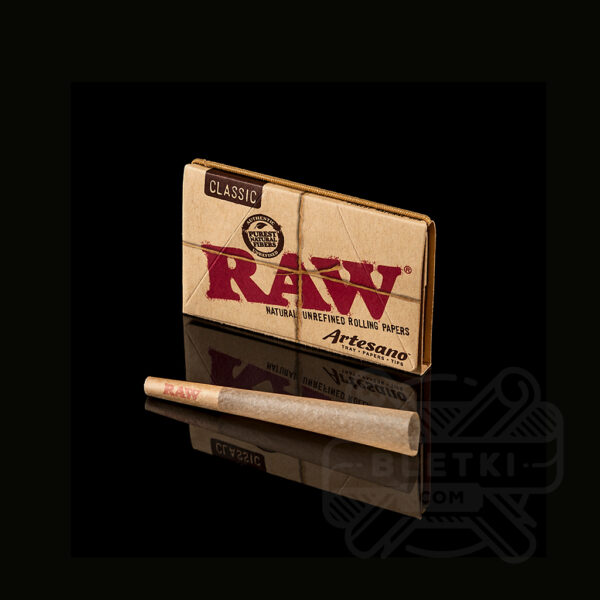 BIBUŁKI RAW CLASSIC ARTESANO 1 1/4 + USTNIKI PAPIEROWE