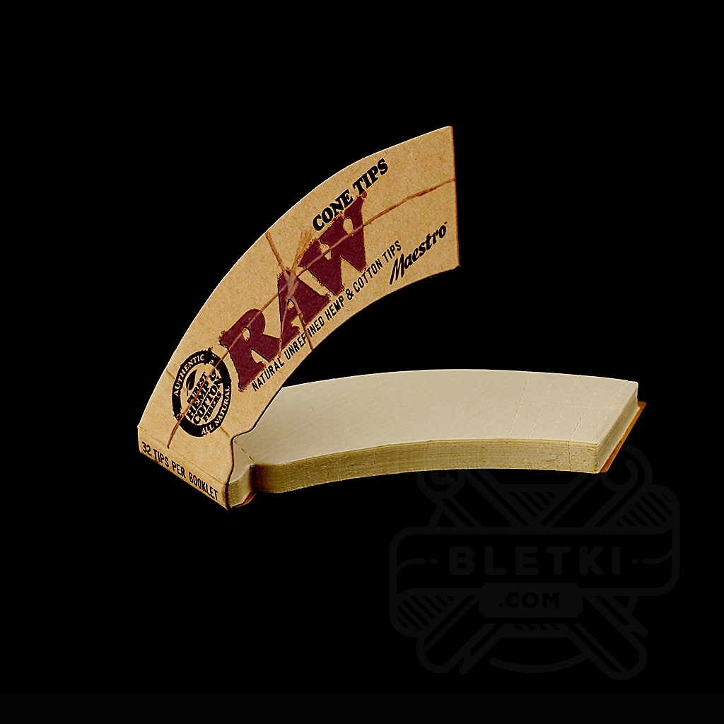 RAW CONE TIPS MAESTRO USTNIKI PAPIEROWE RAW MAESTRO CONE TIPS