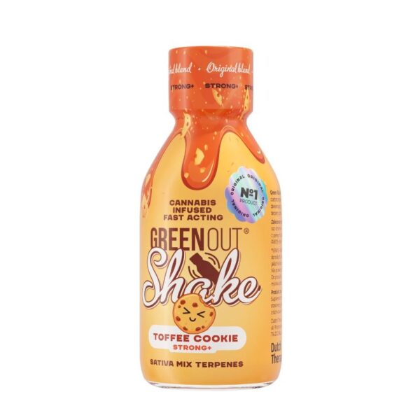 Shot konopny Green Out® Shake, Toffee Cookie