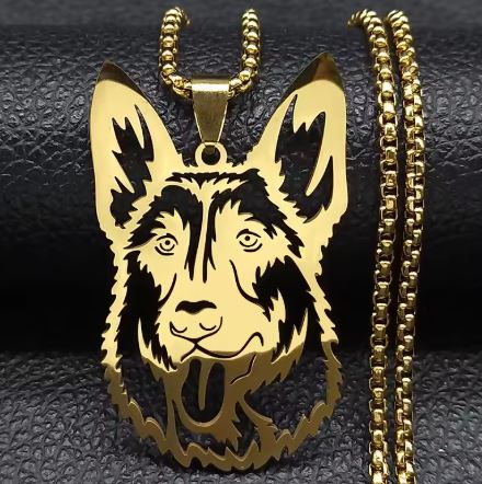 Złoty naszyjnik "Doggo"