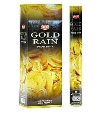 Kadzidełka Proste HEM 8 szt. – Gold Rain