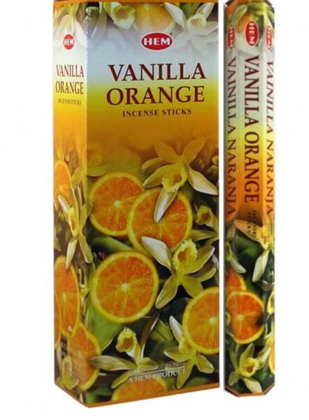Kadzidełka Proste HEM 8 szt. – Vanilla Orange