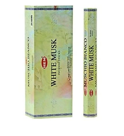 Kadzidełka Proste HEM 8 szt. – White Musk