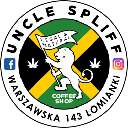 Logotyp biały z adresem